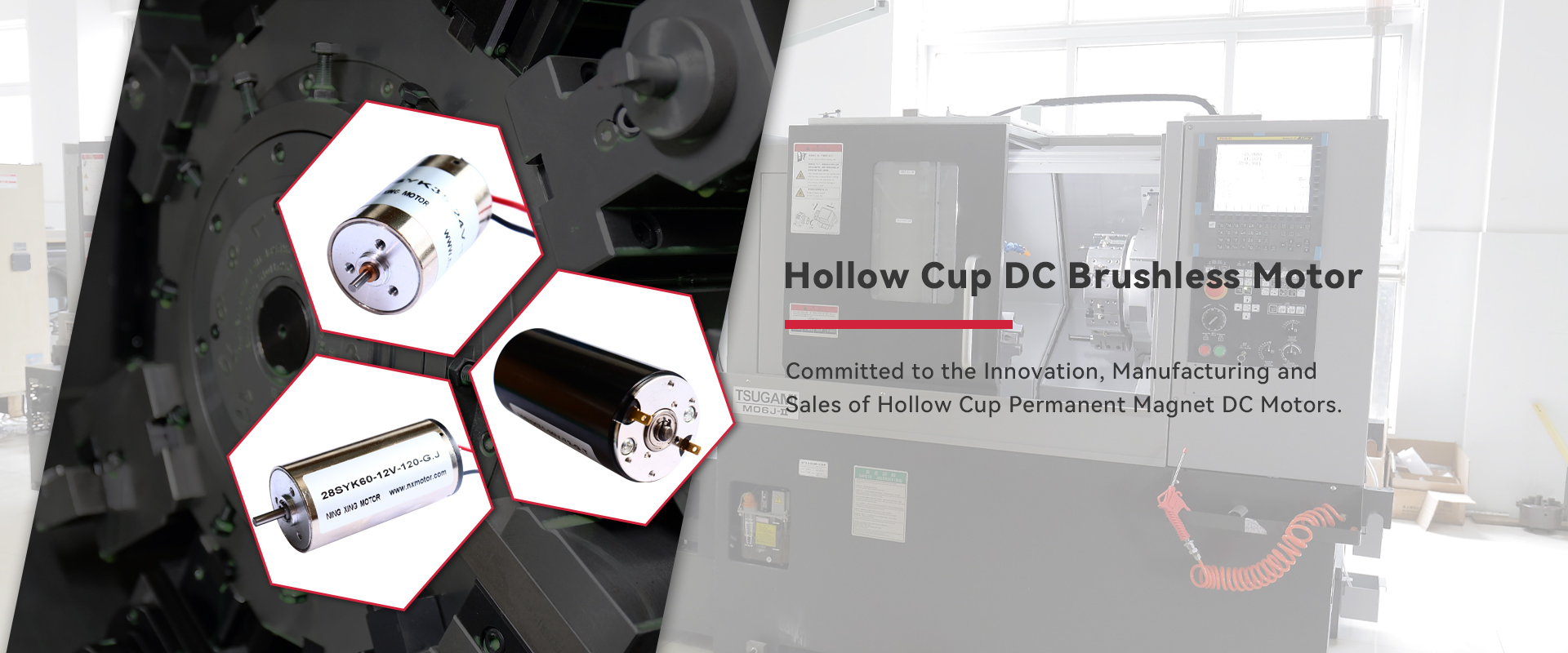 Çin İçi Boş Bardak DC Fırçasız Motor Üreticileri
